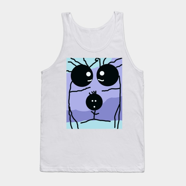 Modern Family Stick Figure Tank Top by Eigo Wild